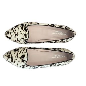 Patricia Green Calf Hair Pointed Toe Flats - Sz EU 37 / US 6.5